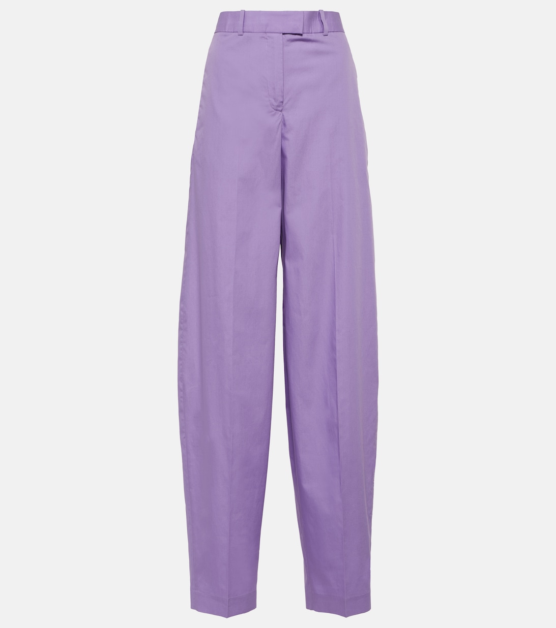 Широкие брюки Jagger с высокой посадкой THE ATTICO, фиолетовый длинные брюки attico jagger синие