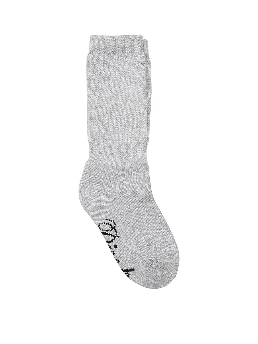 

Носки в рубчик с напуском Pink, цвет Heather Stone Grey