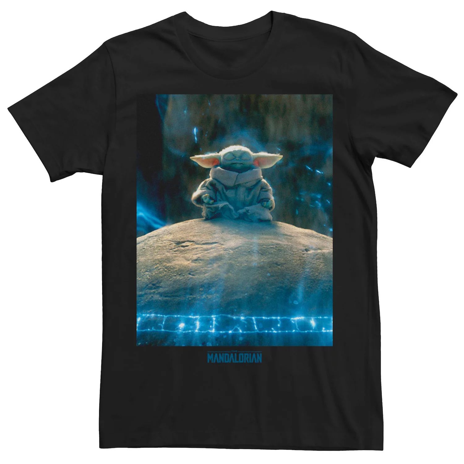 Мужская футболка Star Wars: The Mandalorian Grogu Jedi Temple R14