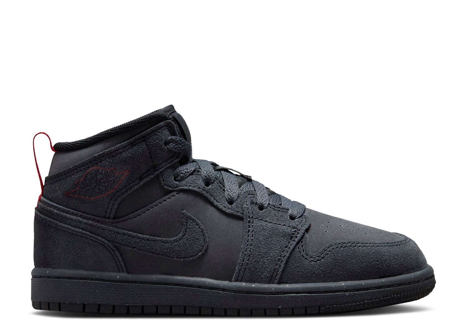 

Кроссовки Air Jordan Air Jordan 1 Mid Se Craft Ps 'Dark Smoke Red', серый