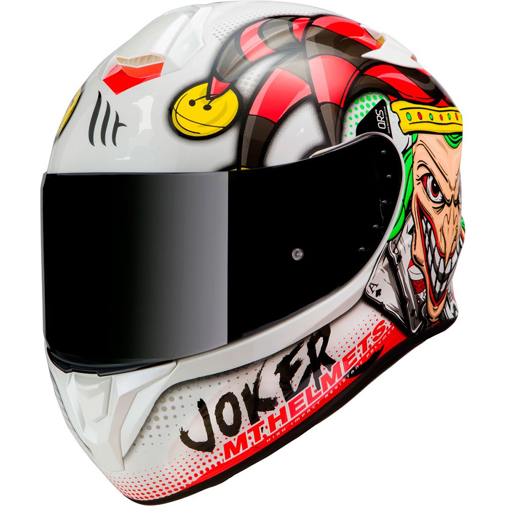 цена Шлем полнолицевой MT Helmets Targo Joker, белый