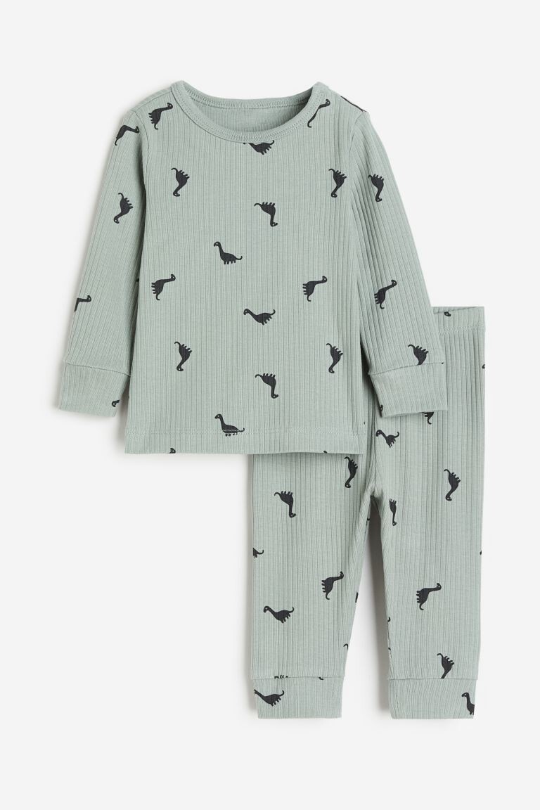 

Комплект из рубчатой ​​ткани и хлопка H&M