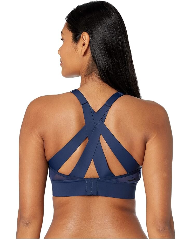 

Бюстгальтер Brooks Drive Interlace Run Bra, темно-синий