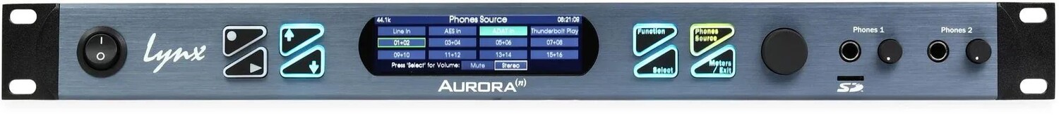 

Lynx Aurora (n) 16-TB3 16-канальный АЦП/ЦА преобразователь с интерфейсом AES, ADAT и Thunderbolt 3