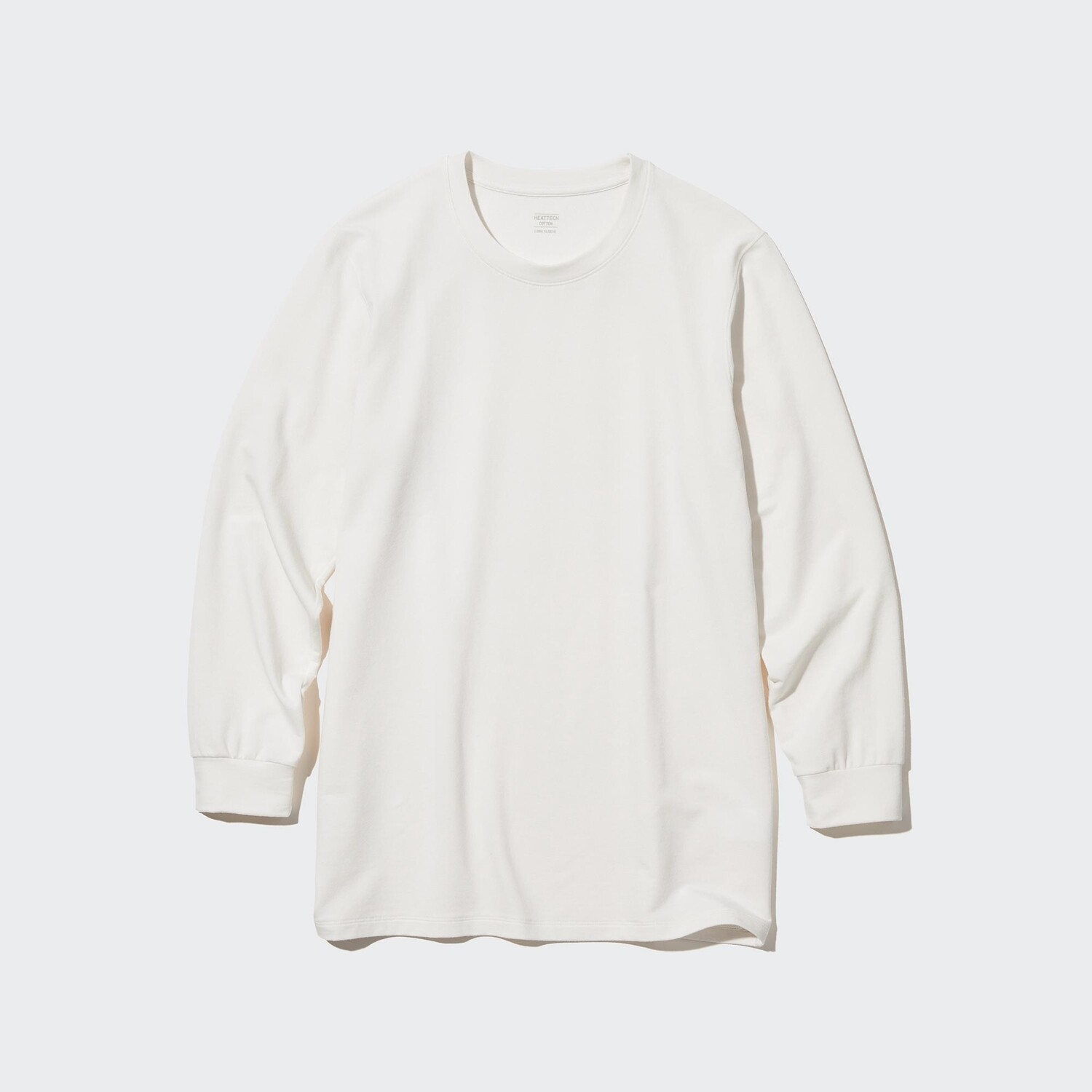 

Топ хлопковый Uniqlo Heattech с длинными рукавами, молочный