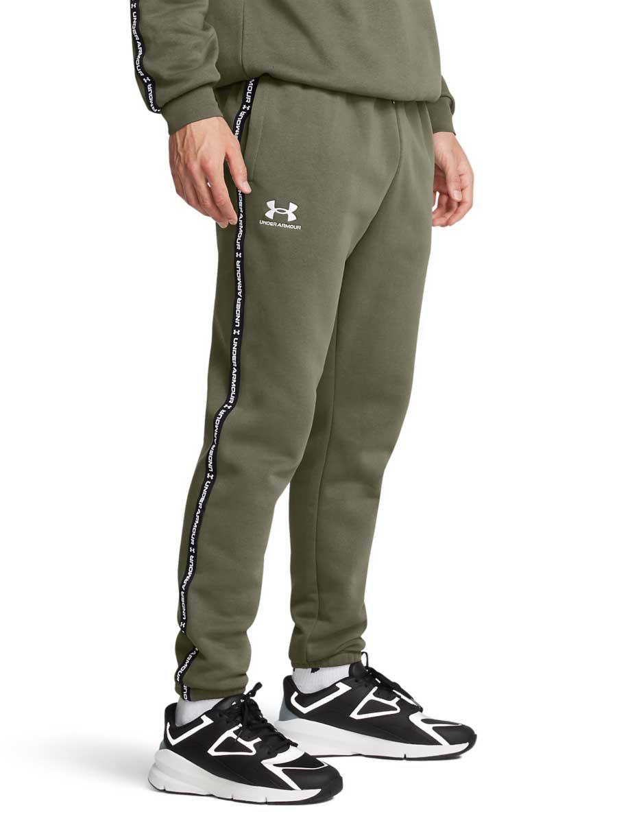 

Спортивные брюки Under Armour Icon Fleece Jgr Taping, зеленый