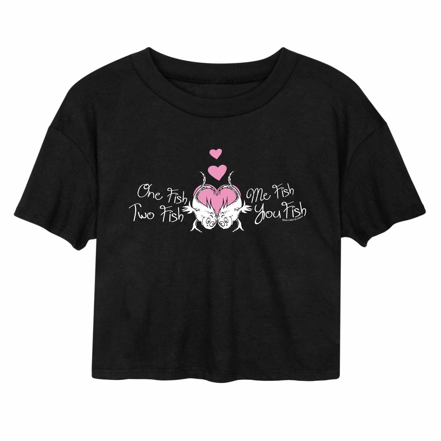 

Укороченная футболка в форме рыбки для юниоров Dr. Seuss Valentine's Day One Licensed Character