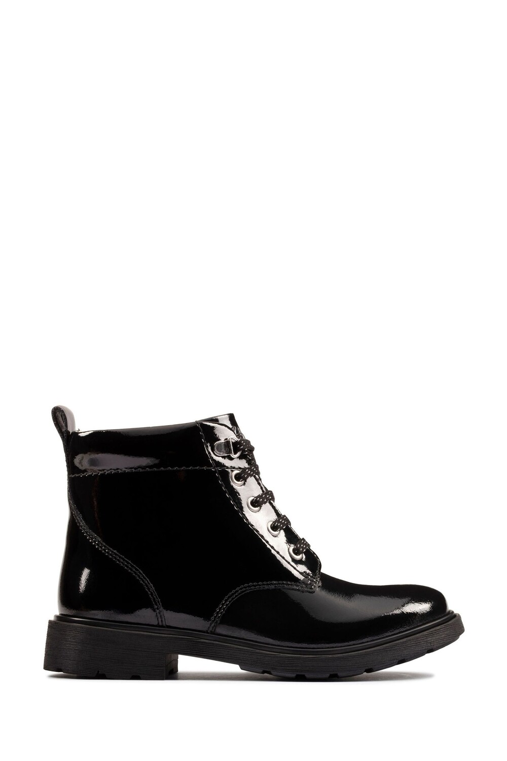 

Лакированные туфли на шнуровке Multi Fit Astrol Clarks, черный
