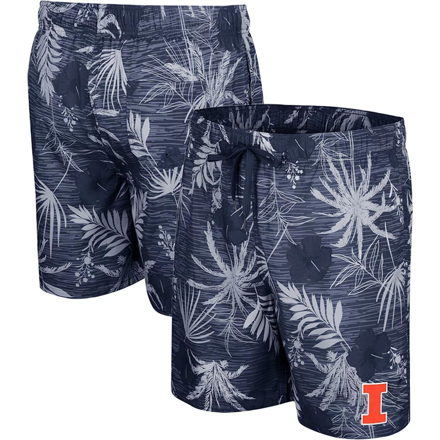 

Мужские шорты для плавания темно-синего цвета Illinois Fighting Illini What Else is New Colosseum