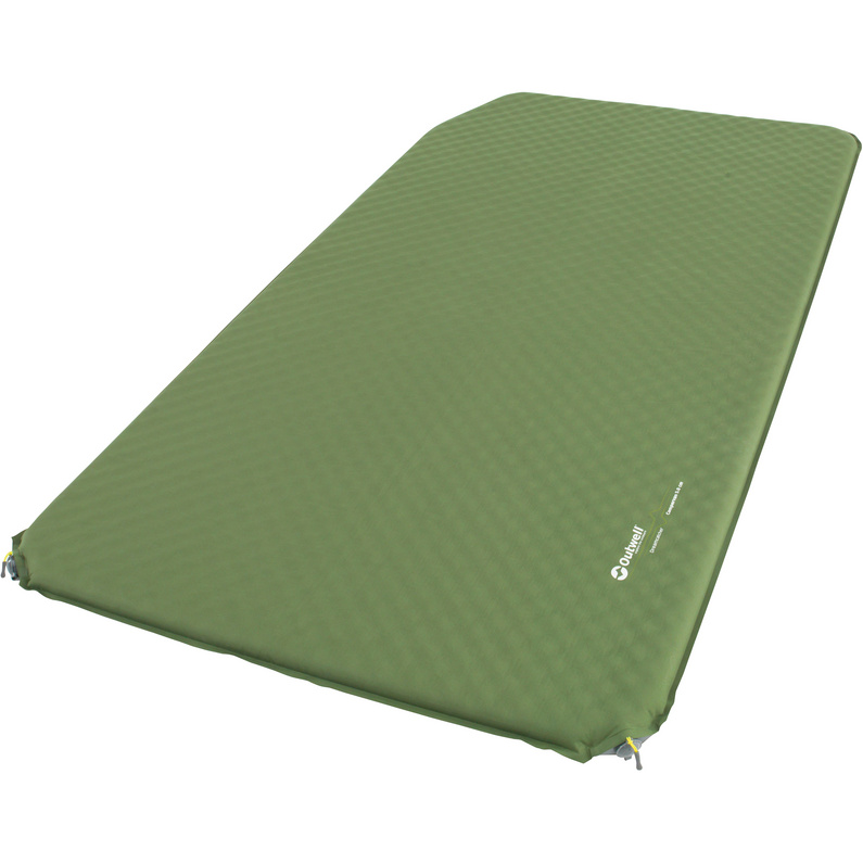 Спальный коврик Dreamcatcher Double шириной 5,0 см Outwell, зеленый
