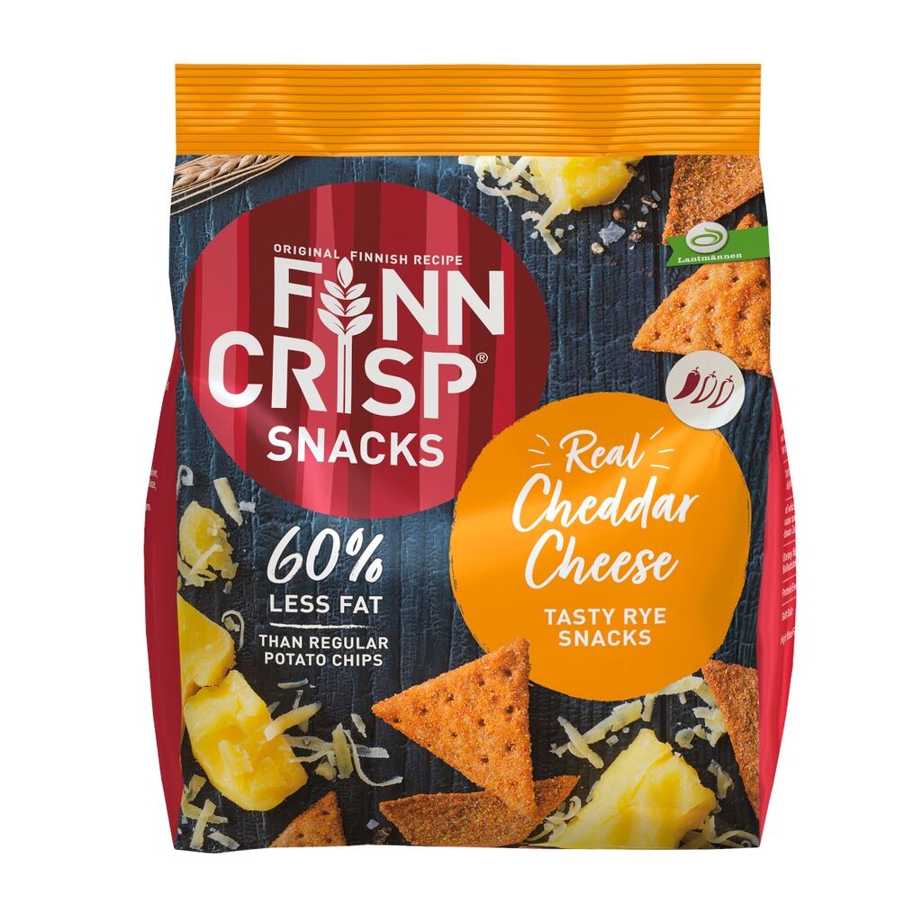 

Finn Crisp Snacks Пикантная закуска с сыром Чеддер 150г Brandt
