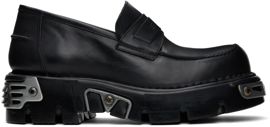 

Черные лоферы New Rock Edition Vetements
