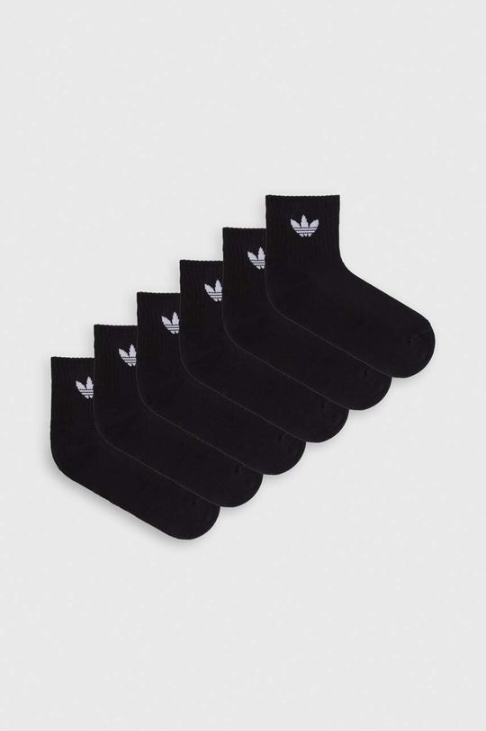 6 пар носков adidas Originals, черный