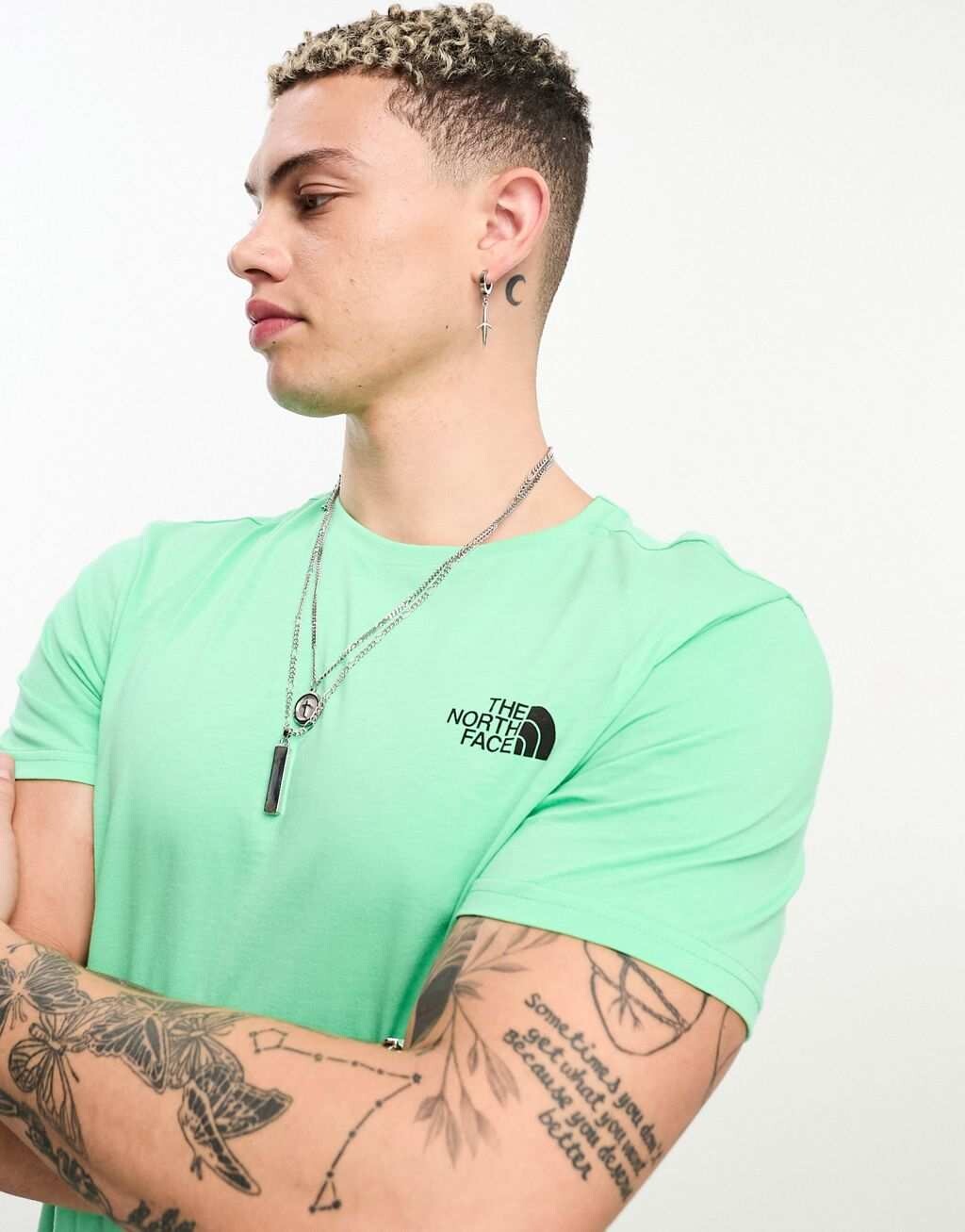 

Ярко-зеленая футболка с маленьким логотипом The North Face Simple Dome эксклюзивно на ASOS, Зеленый