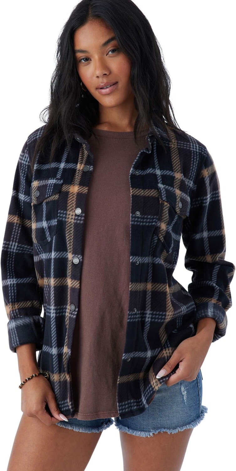 

Рубашка Zuma Plaid O'Neill, черный