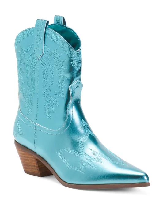 

Ковбойские сапоги Leon Western Cushionaire, синий