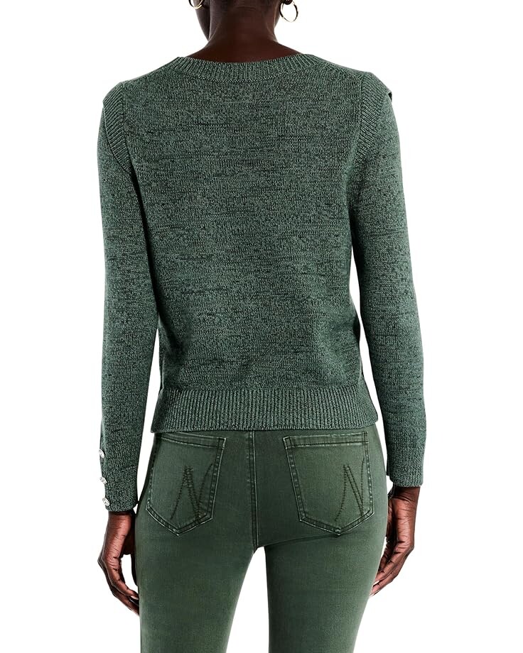 

Свитер NIC+ZOE Playful Cuff Sweater, цвет Green Mix