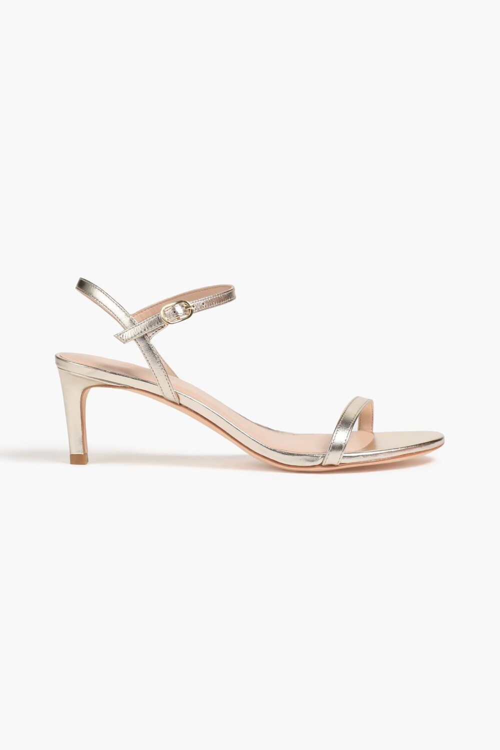 

Босоножки Kassidy из кожи с эффектом металлик Stuart Weitzman, золото