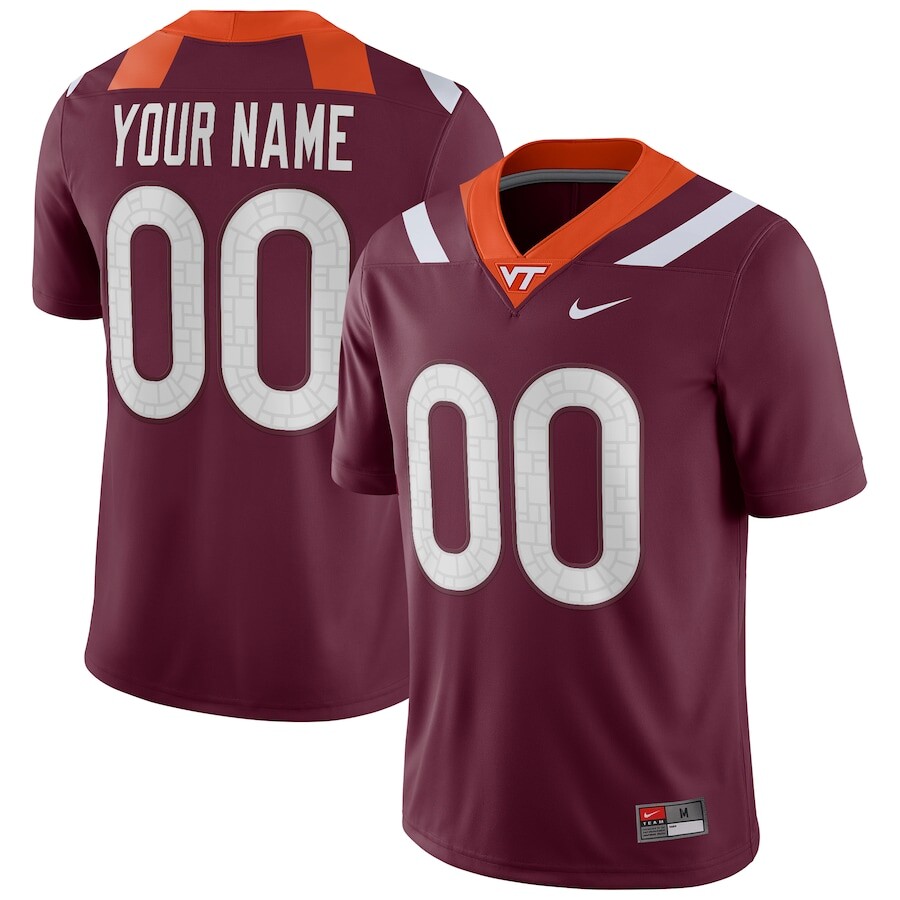 

Джерси Nike Virginia Tech Hokies, бордовый