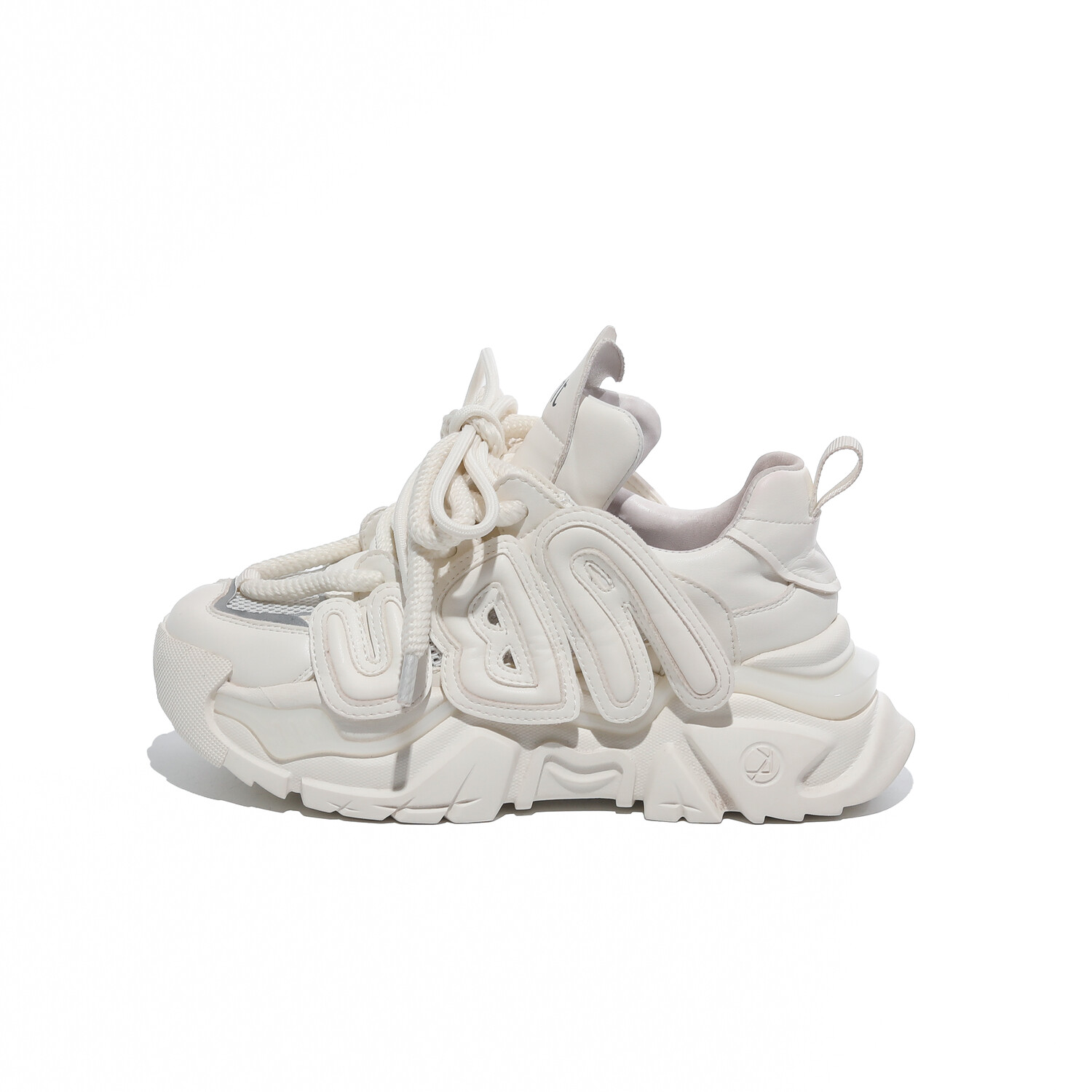 

Кроссовки FAICCIA Chunky Sneakers Women's Low-top, черный/белый