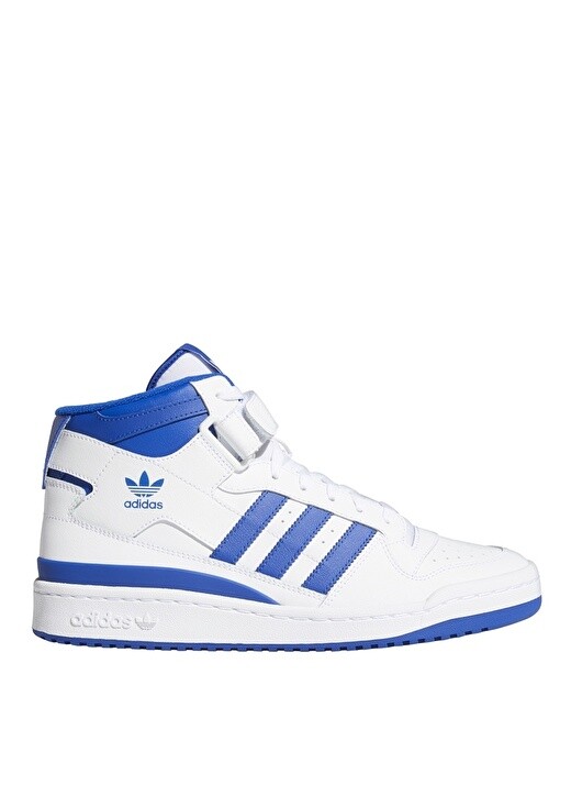 

Бело-синие мужские высокие повседневные туфли Adidas