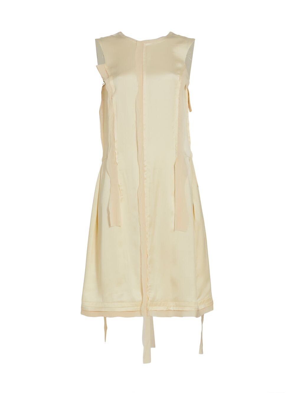 

Платье длиной до колен с бахромой и панелями Maison Margiela