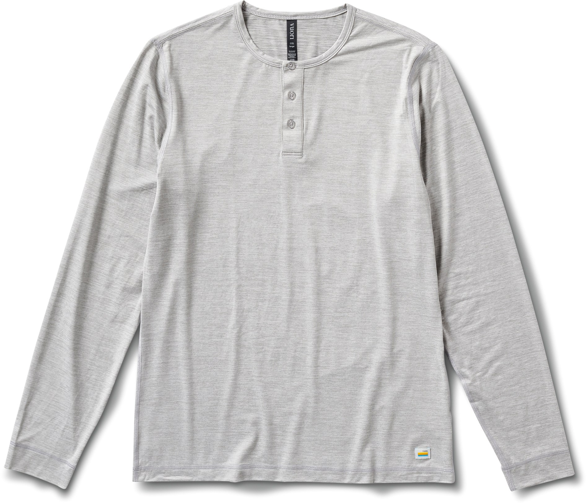 цена Рубашка на пуговицах Ease Performance с длинными рукавами — мужская Vuori, серый
