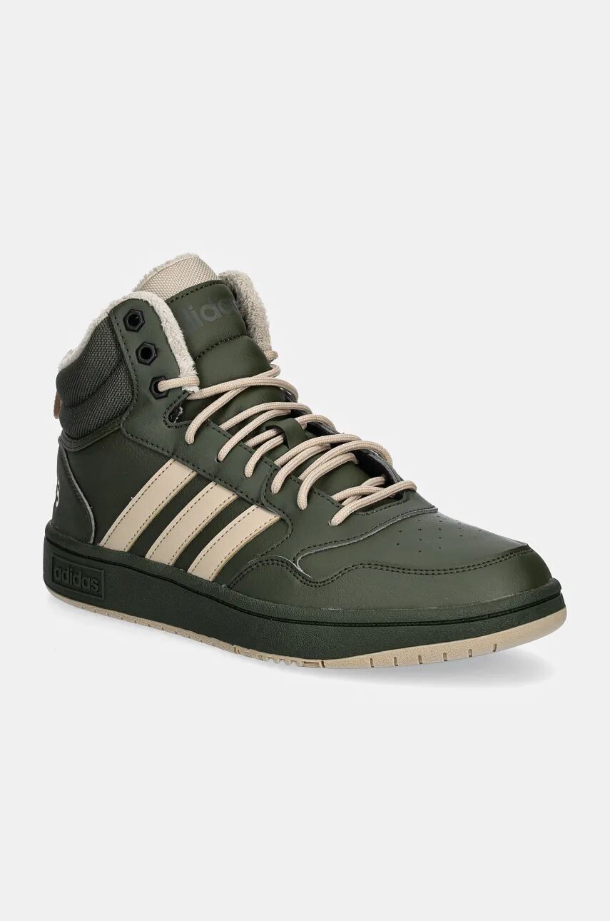 

Кроссовки Adidas Hoops, зеленый