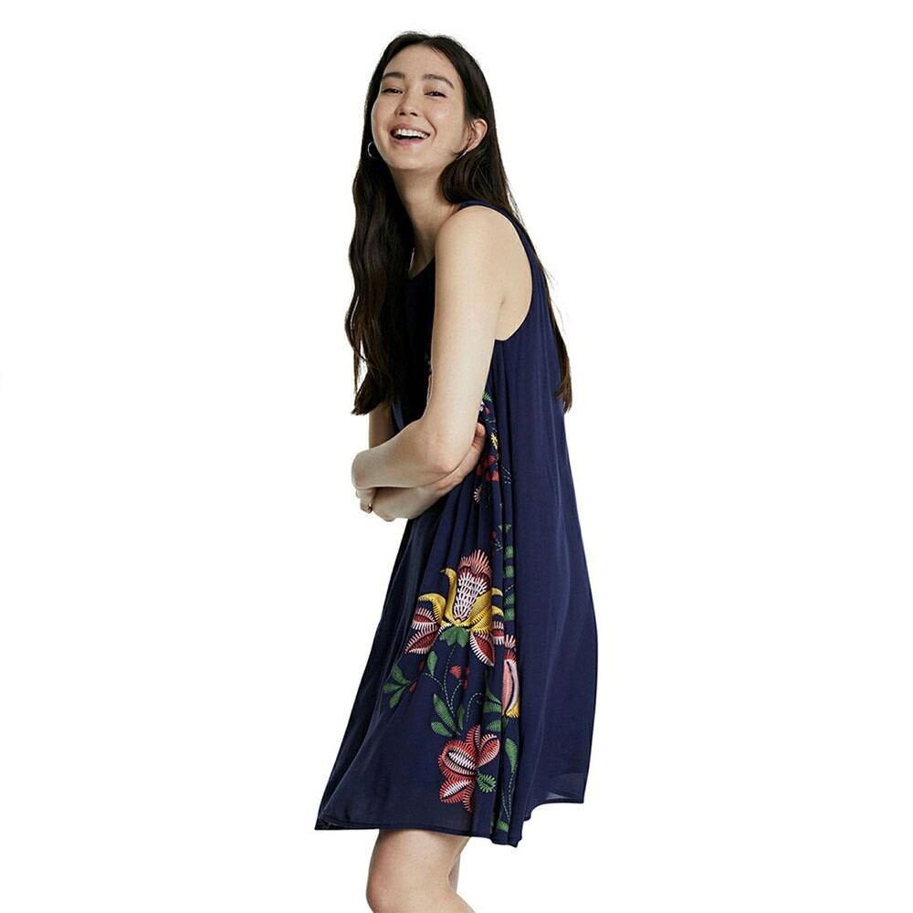 

Короткое платье Desigual Anjou, синий