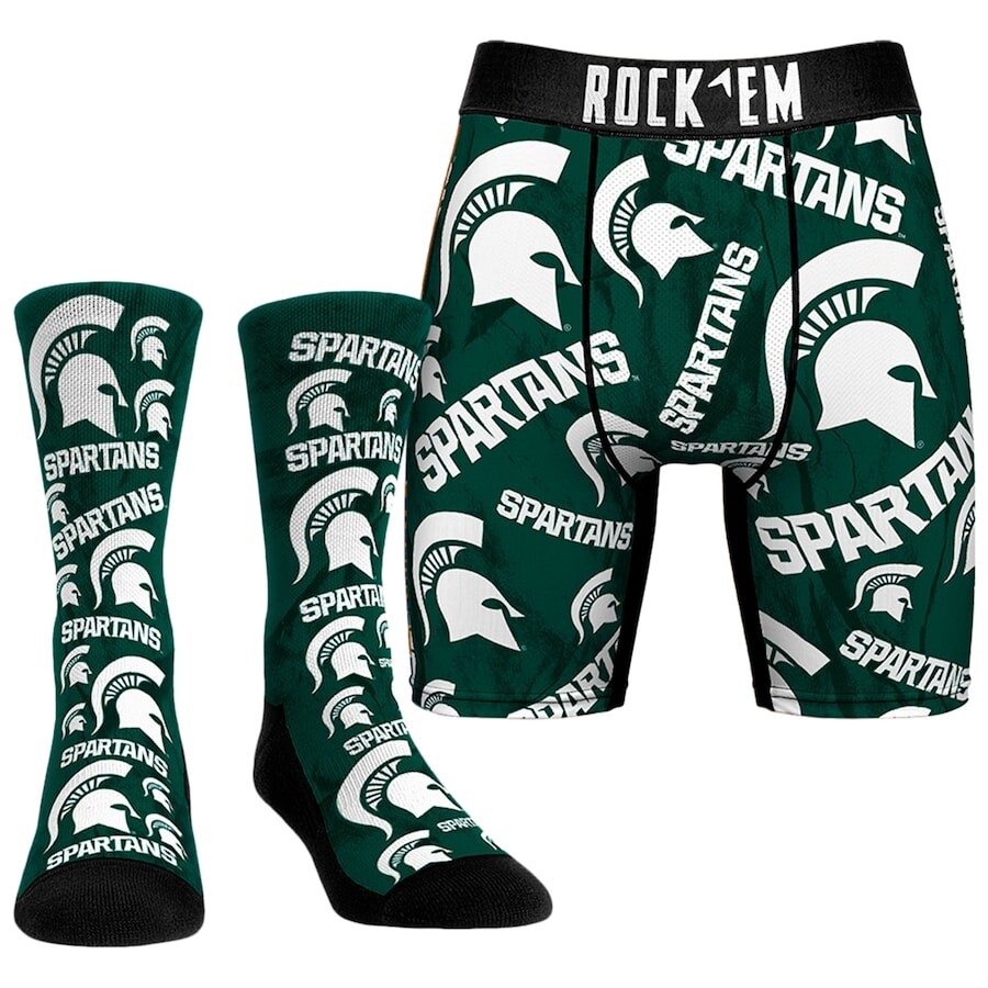 

Носки Rock Em Socks Michigan State Spartans