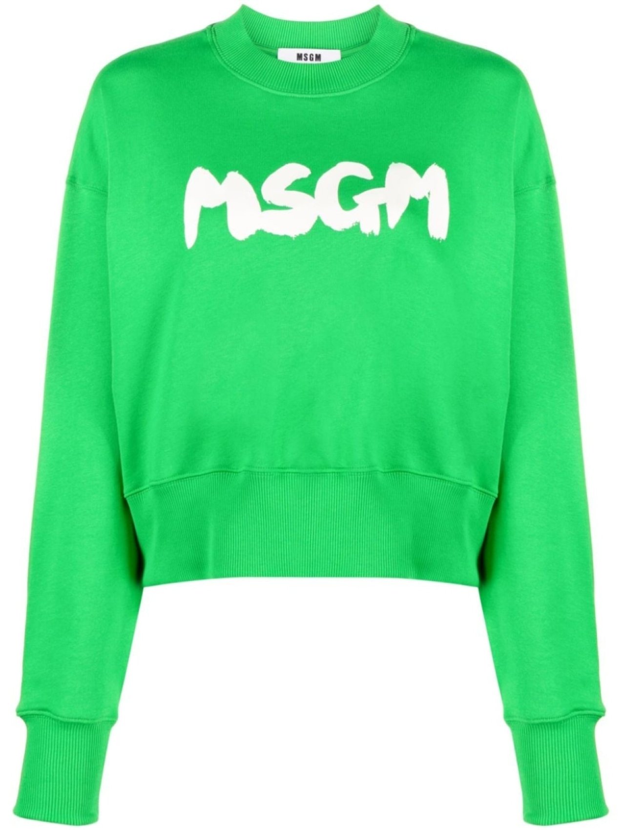 

MSGM толстовка с логотипом, зеленый