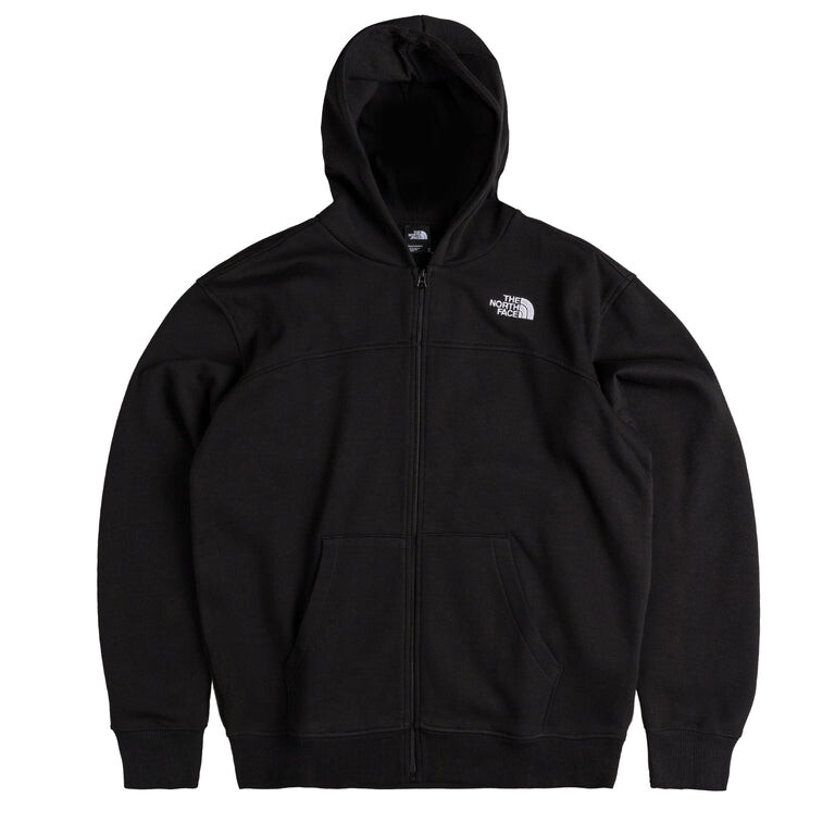 

Толстовка Essential Full Zip Hoodie The North Face, черный
