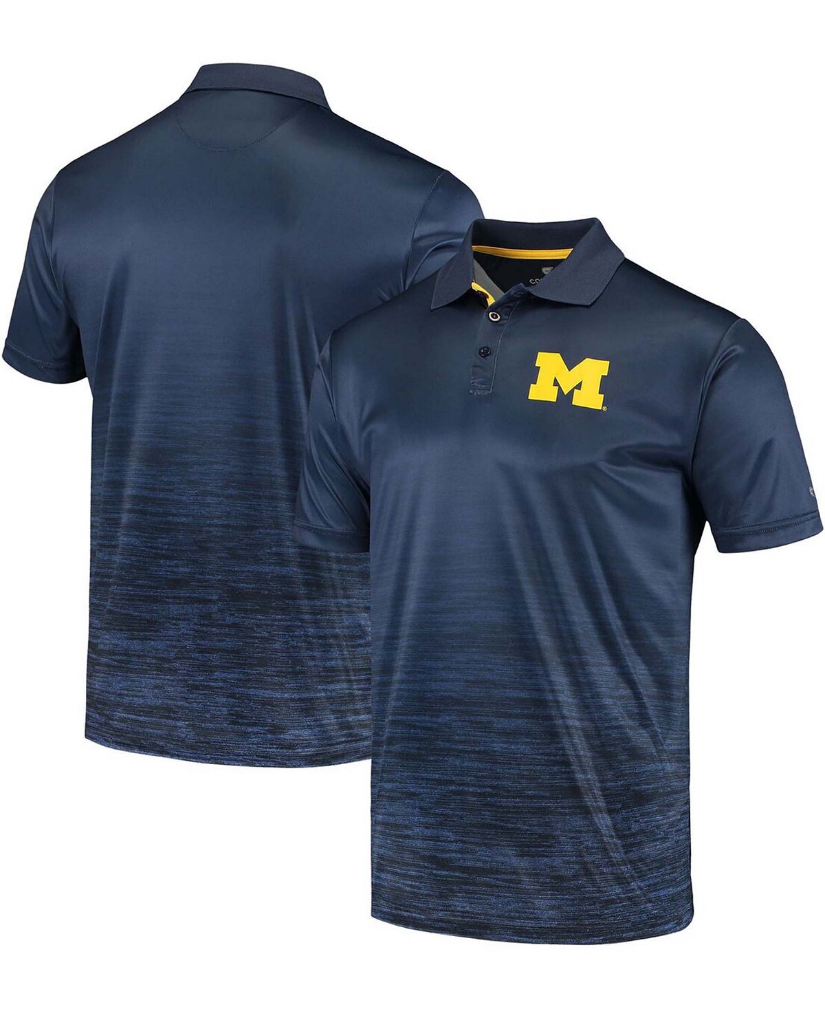 

Мужская темно-синяя рубашка-поло Michigan Wolverines Marshall Colosseum