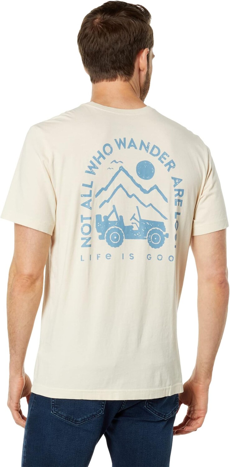 

Футболка Crusher-Lite с короткими рукавами для ATV Wander Life is Good, цвет Putty White