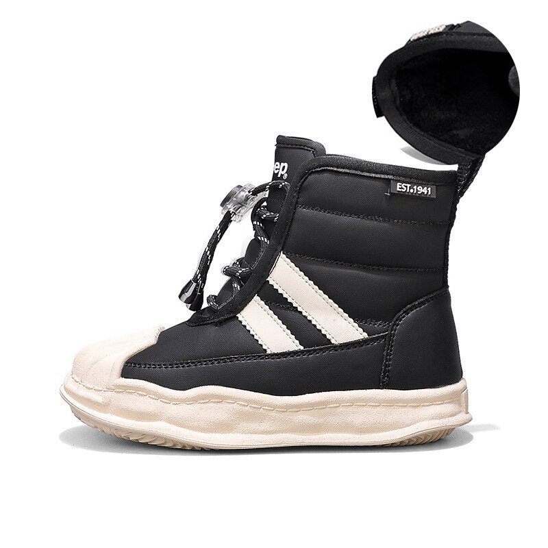 

Кроссовки Jeep Kids Lifestyle Shoes Kids High-top Off-white, черный