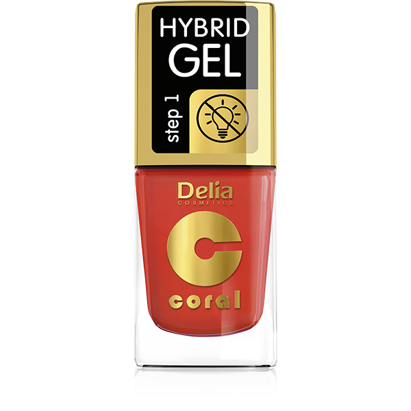 Гибридный лак для ногтей 14 Delia Coral Hybrid Gel, 11 мл