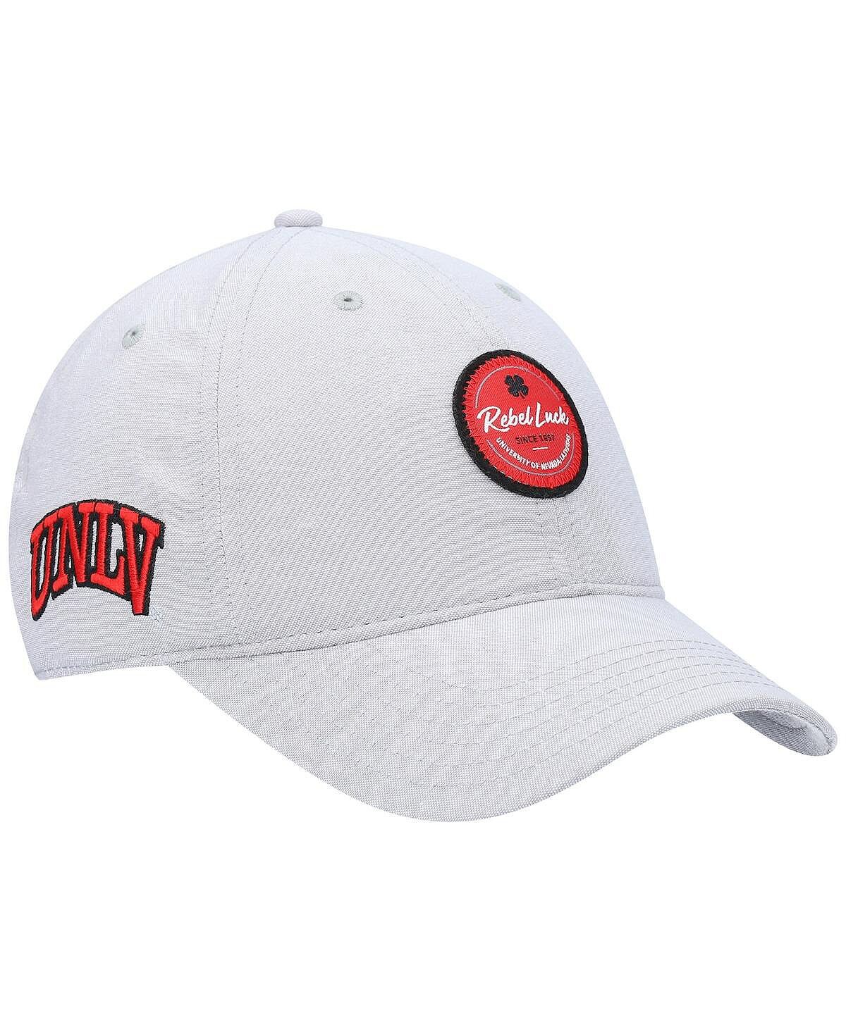 

Мужская серая регулируемая шляпа Unlv Rebels Oxford Circle Black Clover