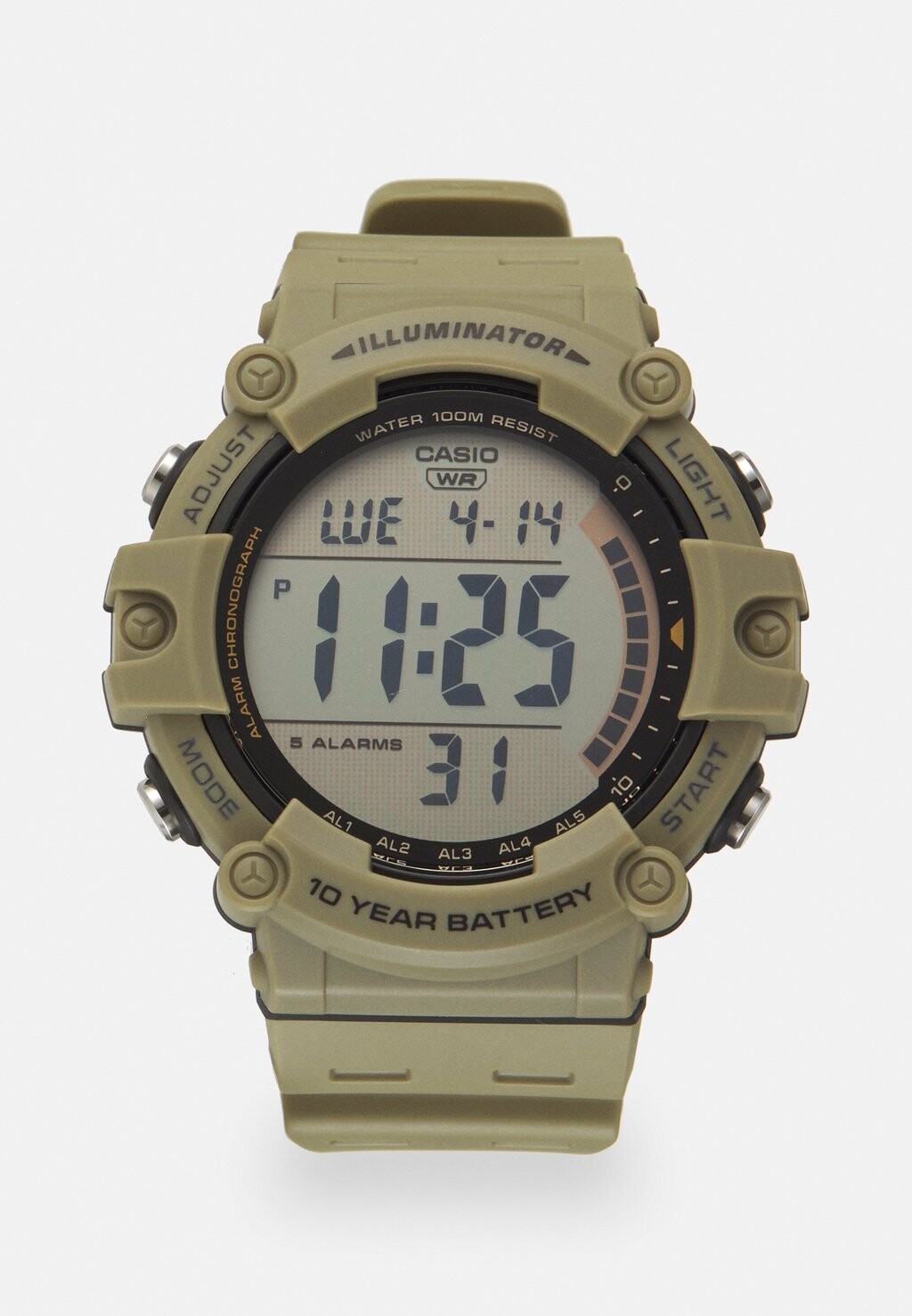 

Цифровые часы Casio, бежевые