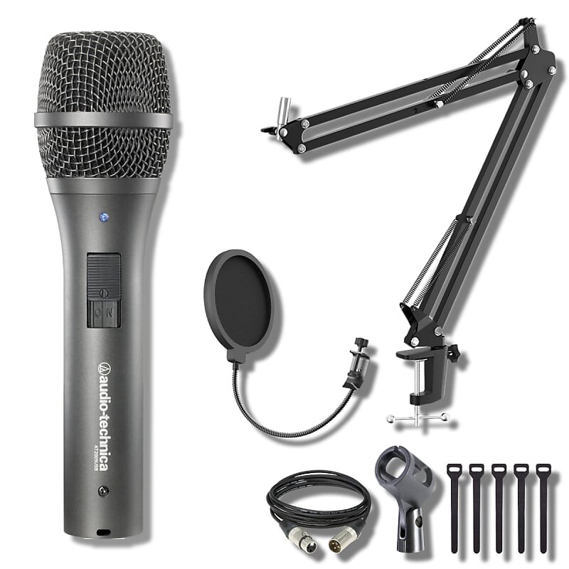 

Динамический микрофон Audio-Technica AT2005, BOOMARM1, XLR, Pop, Cable Ties