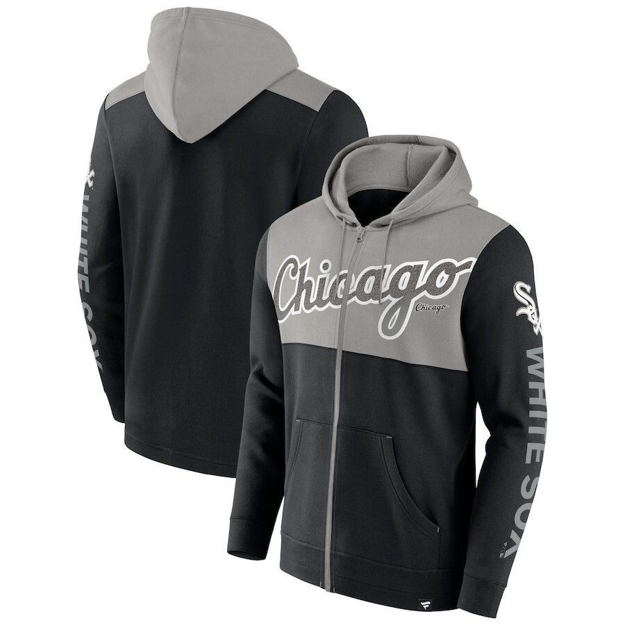 

Толстовка на молнии Fanatics Branded Chicago White Sox, черный