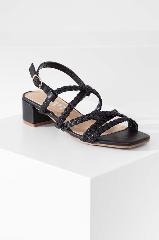 Сандалии Answear Lab, черный сандалии женские с мягкой подошвой босоножки с плоской подошвой римские сандалии повседневная пляжная обувь из искусственной кожи для л