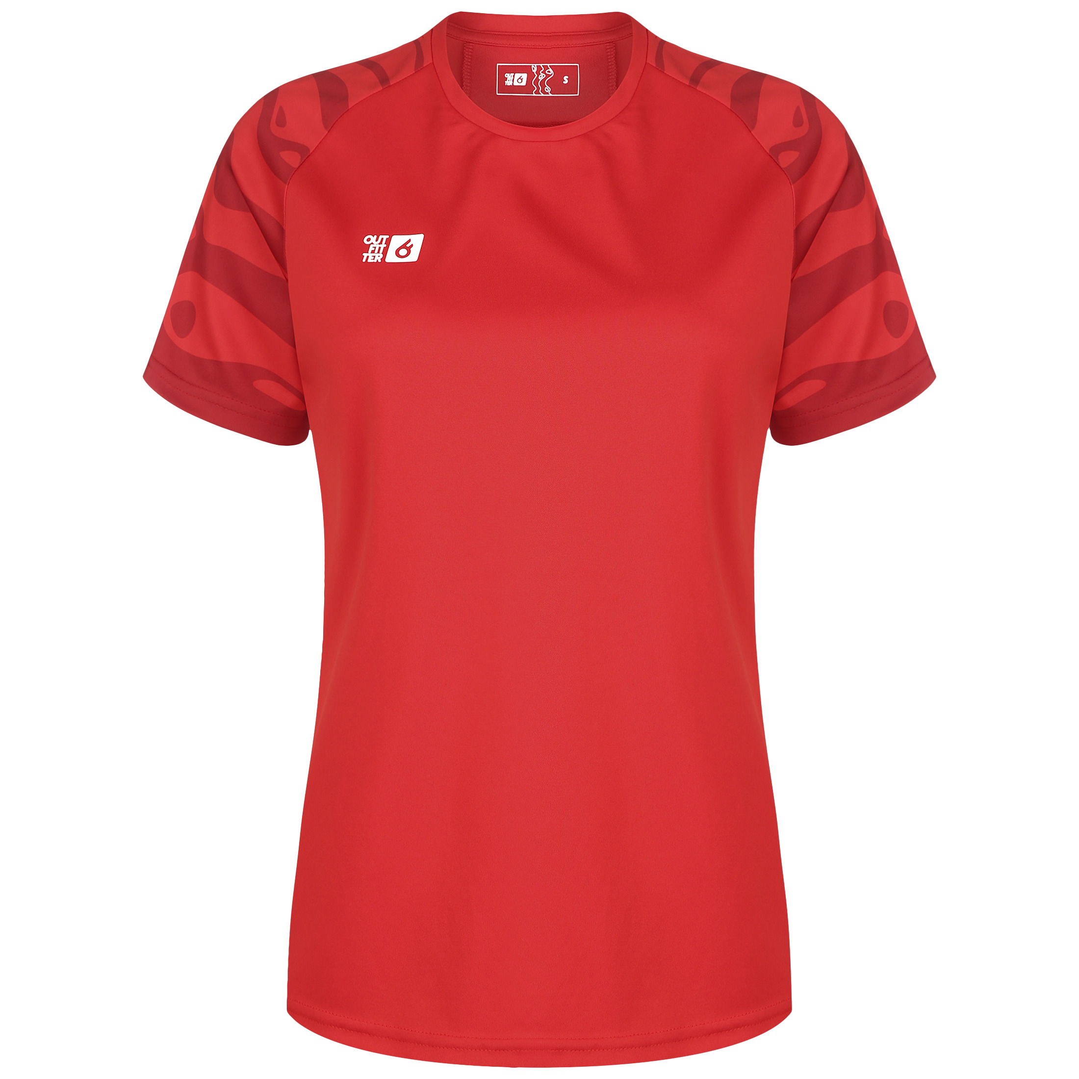 Спортивная футболка OUTFITTER Trikot OCEAN FABRICS KAO Match, красный