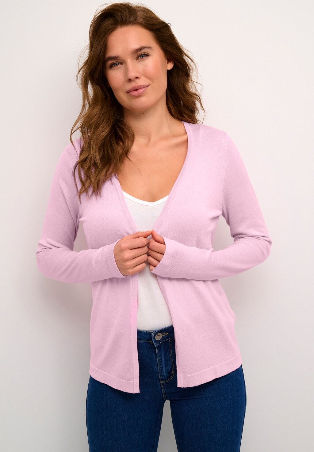 

Кардиган FENIA ASTRID Kaffe, цвет pink mist