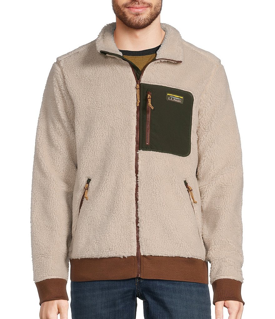 цена Флисовая куртка L.L.Bean из шерпа, коричневый