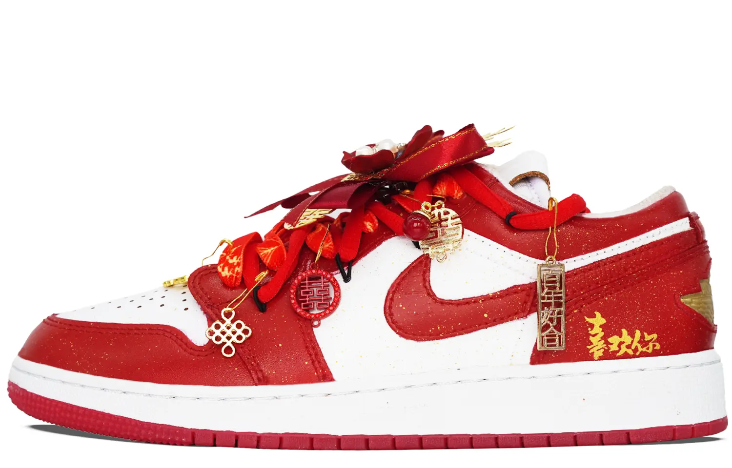 

Баскетбольные кроссовки Air 1 для детей, начальная школа Jordan, цвет Bright Red