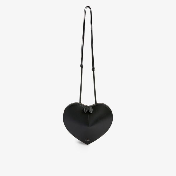 Кожаная сумка через плечо Le Coeur Alaia, цвет noir