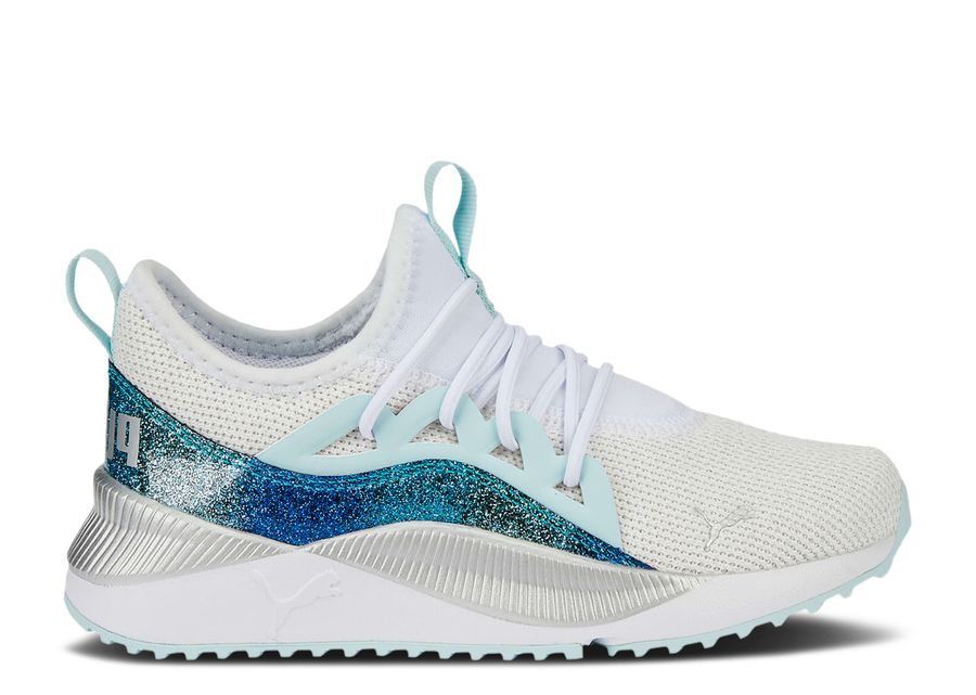 

Кроссовки Puma Pacer Future Allure Little Kid, цвет Night Out White Light Aqua