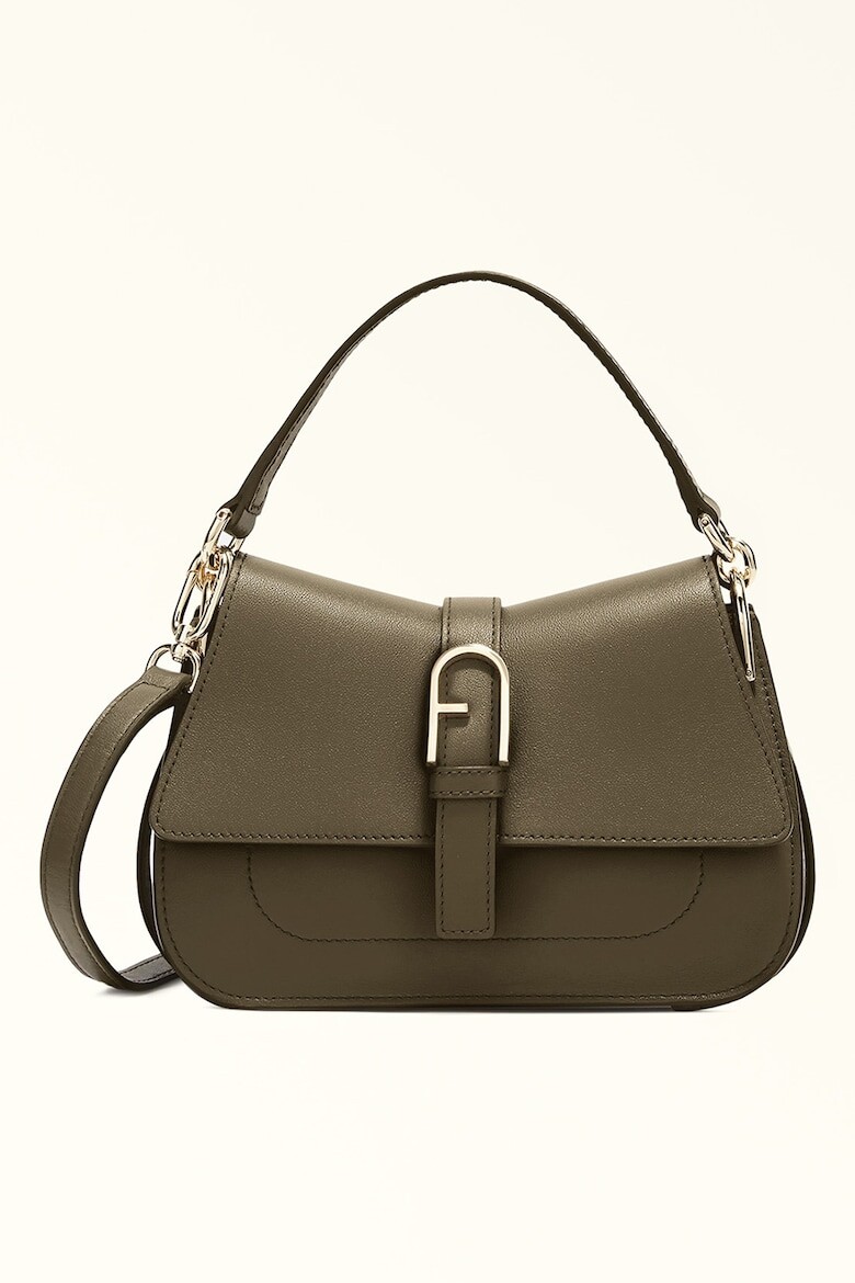 

Маленькая кожаная сумка Flow Furla, зеленый