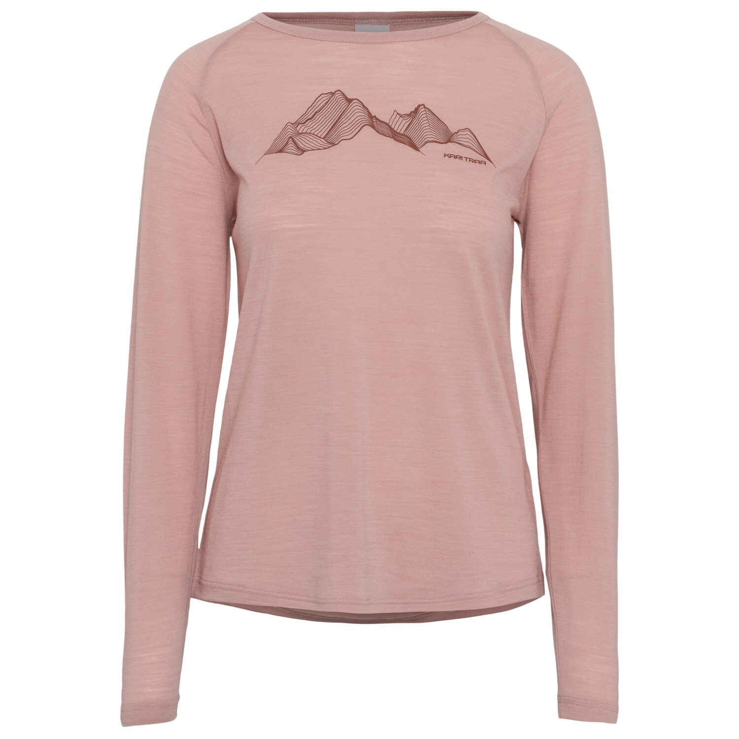 

Лонгслив Kari Traa Women's Ane Long Sleeve, цвет Light Dusty Pink