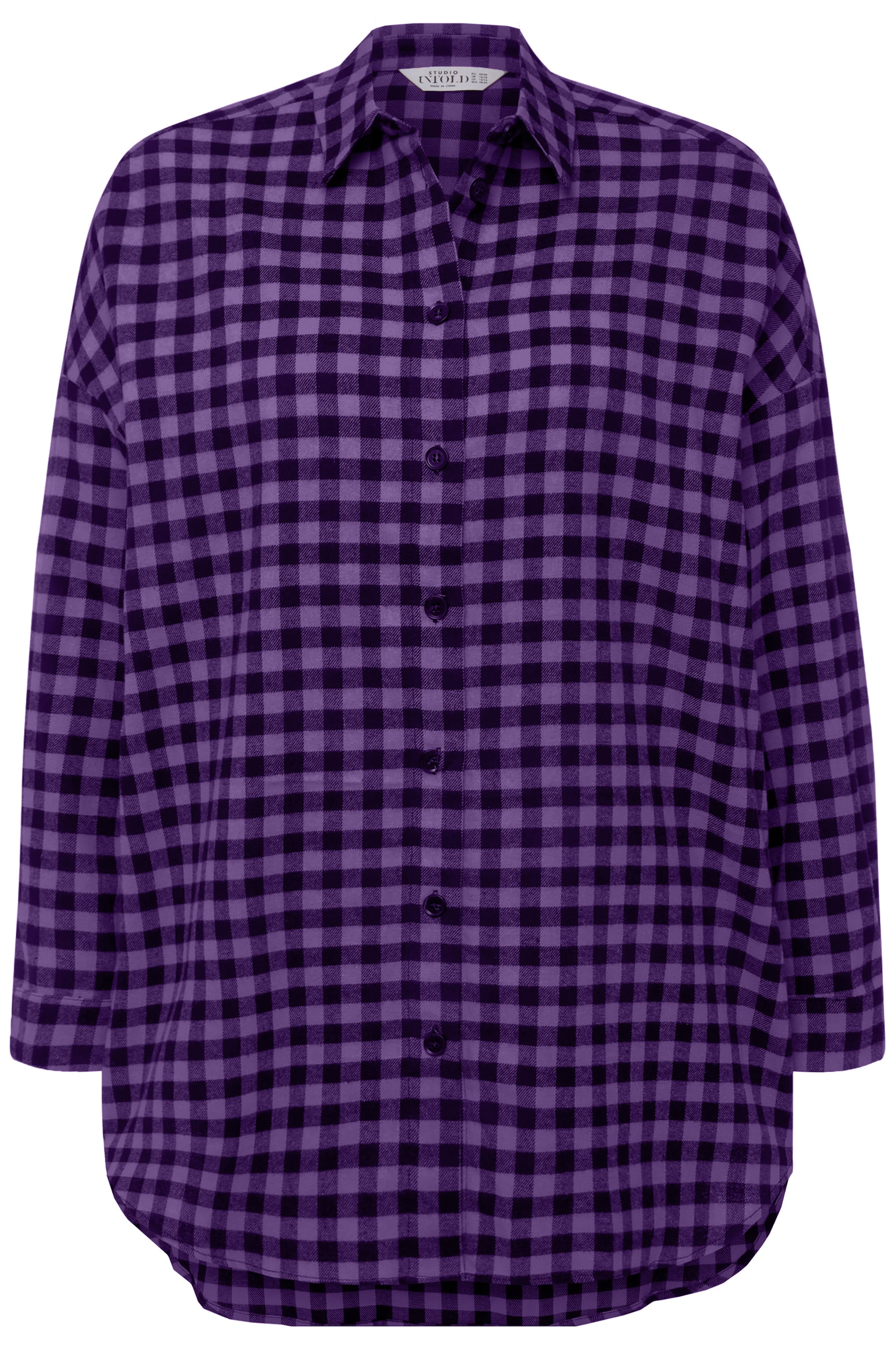 Блуза Studio Untold Hemd, фиолетовый блуза studio untold hemd антрацит